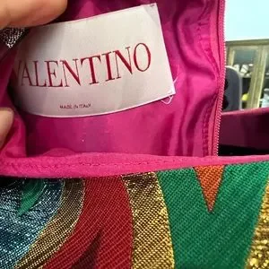 Valentino | Dresses | Valentino V Optical Multicolor Mini